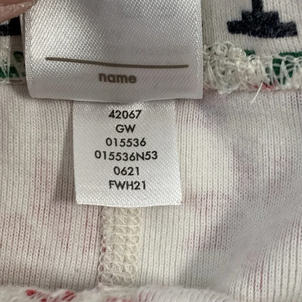 Hanna Andersson Size 8 130cm Organic Cotton Fair‎ Isle Christmas Reindeer Pants